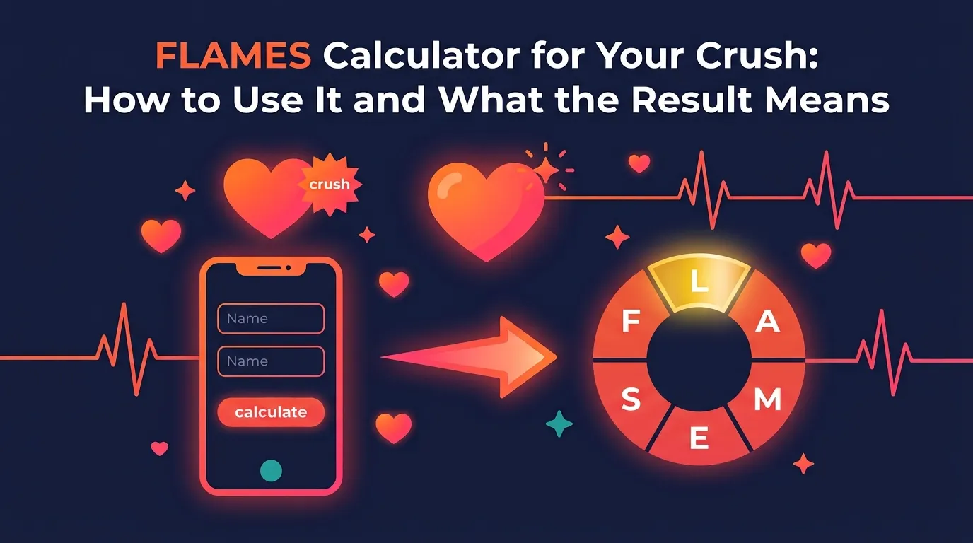 FLAMES Calculator for Your Crush How to Use It and What the Result Means